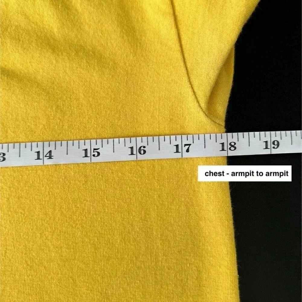 Earth Day Shirt Womens Small Yellow Trees‎ Recycle Nature Short Sleeve 2007